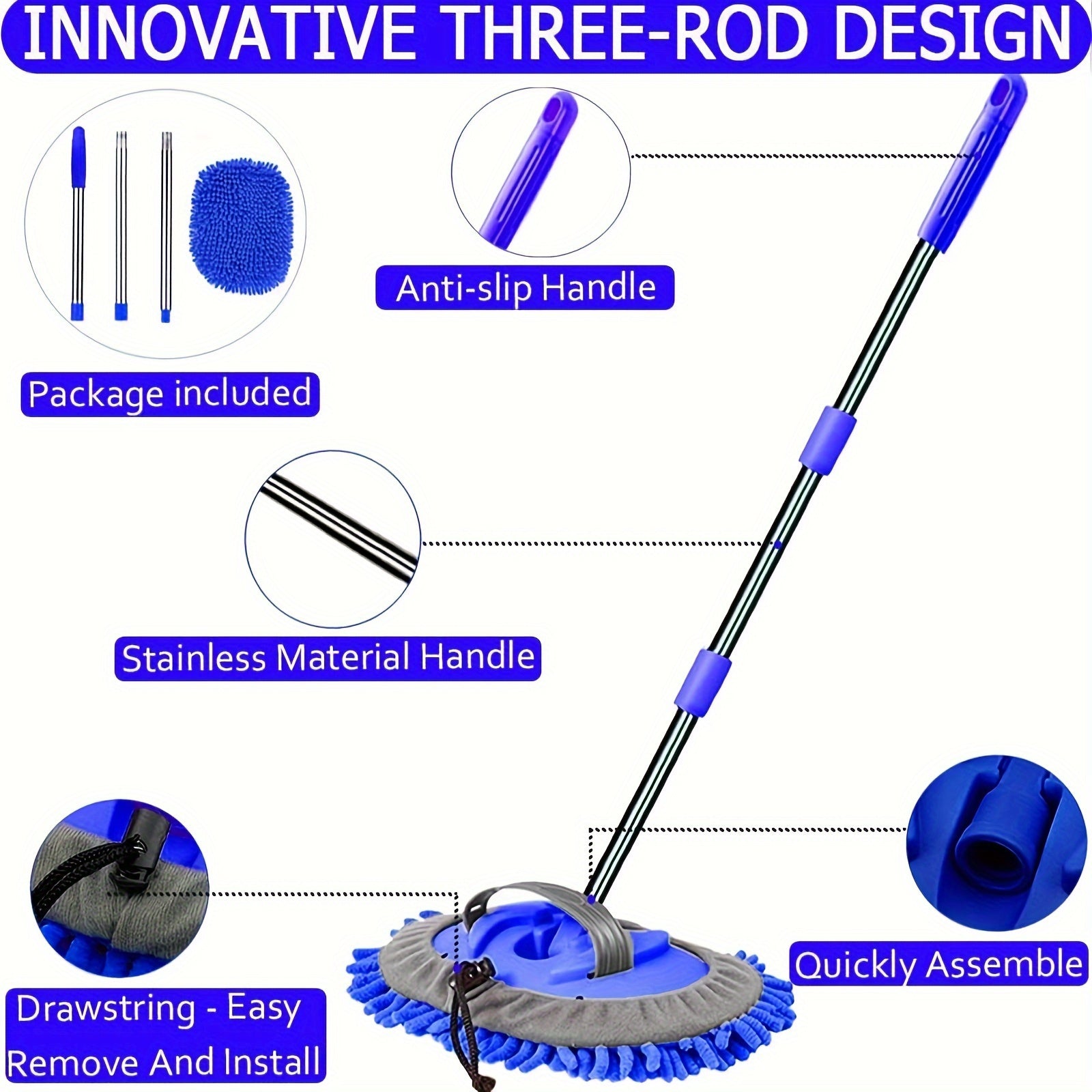 2-in-1 Car Wash Brush 2-in-1 48\