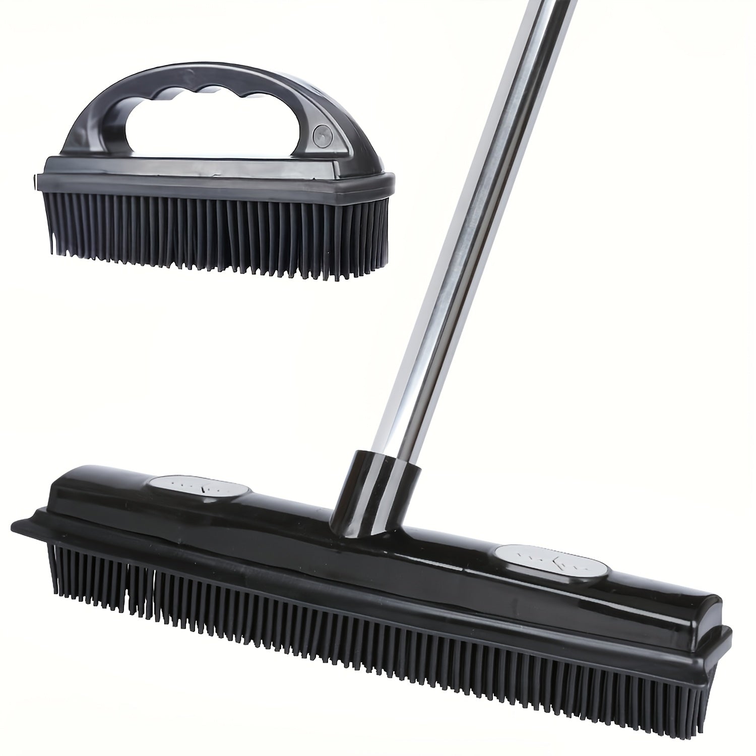 Carpet Pet Hair Broom Adjustable Black Broom | Pet Hair, Carpet Rake & Scraper, Floor Brush