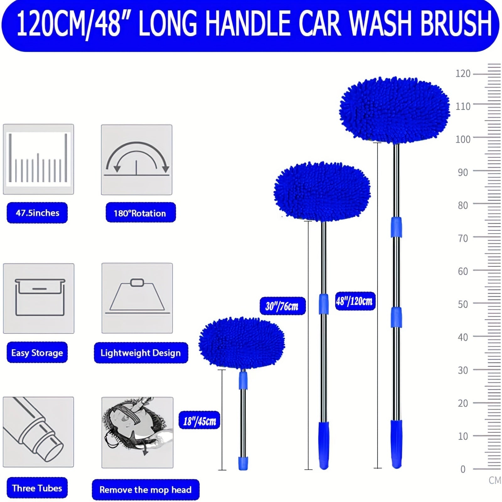 2-in-1 Car Wash Brush 2-in-1 48\