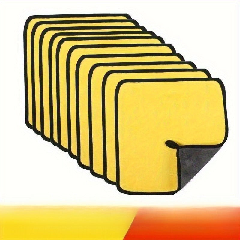 20pcs of Microfiber Car Wipes, Towel Dry Absorbent Microfiber Cleaning Cloth for Car Wash & Beauty