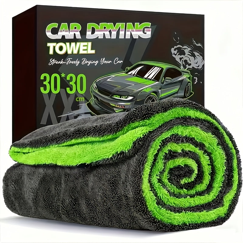 2pcs SUV Truck Drying Towel – Double-Sided Microfiber Cloth, Quick-Dry Car Wash Towel, Ultra-Absorbent Fabric, Used for Car Detailing And Maintenance, Professional Auto Care, Vehicle Care Detailer, Car Wash Towel, Car Dryer, Wet Towel Base
