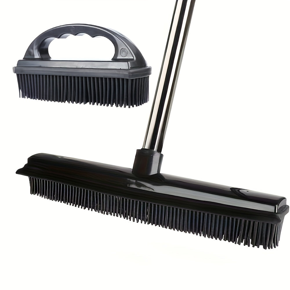 Carpet Pet Hair Broom Adjustable Black Broom | Pet Hair, Carpet Rake & Scraper, Floor Brush