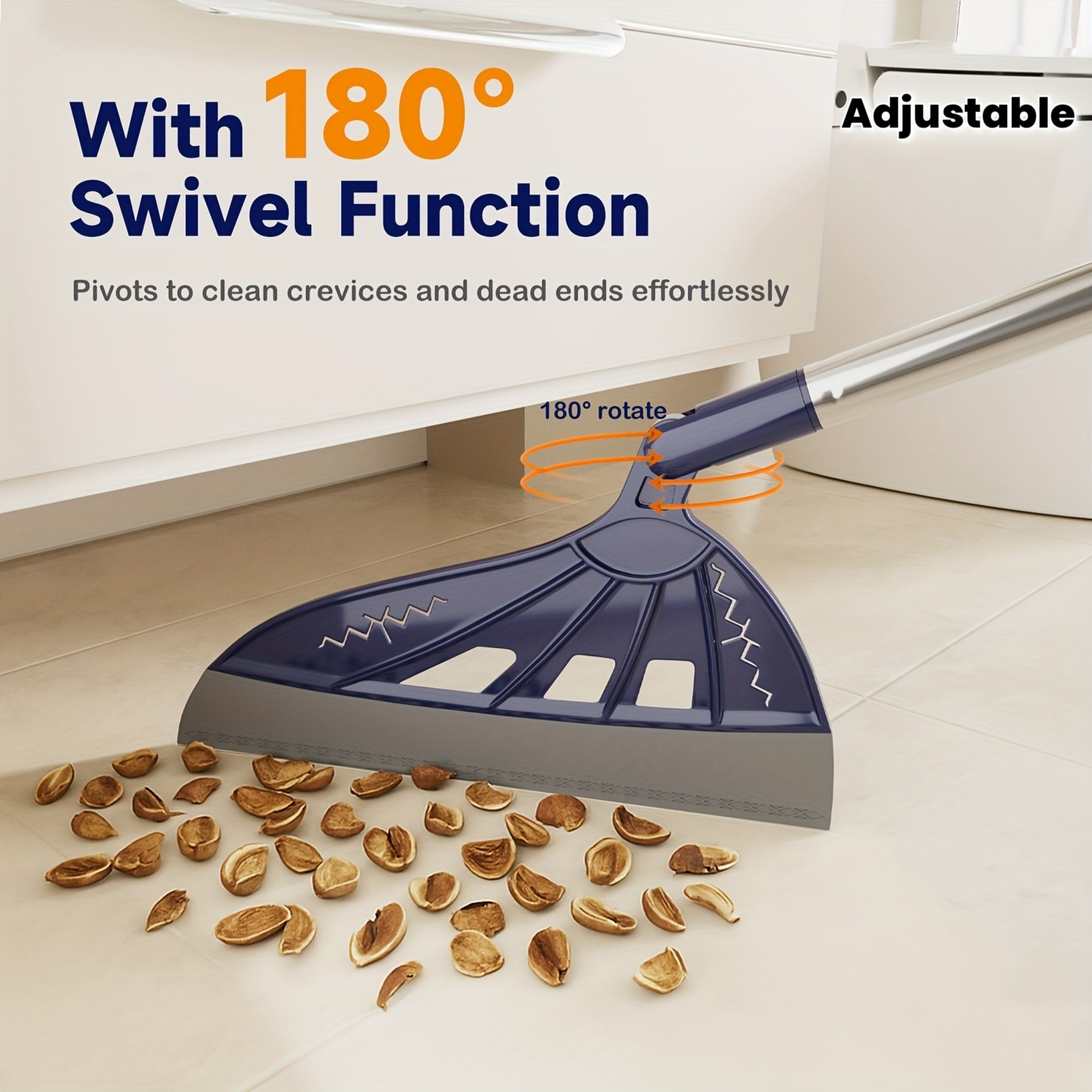 Magic Broom Household Silicone Broom, Magic Air Broom for Floor Cleaning, 48 \