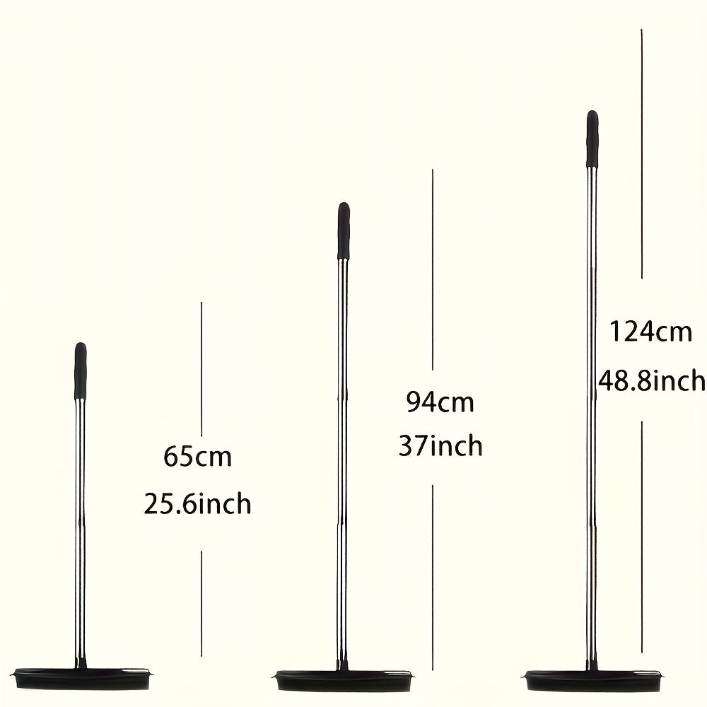 Carpet Pet Hair Broom Adjustable Black Broom | Pet Hair, Carpet Rake & Scraper, Floor Brush