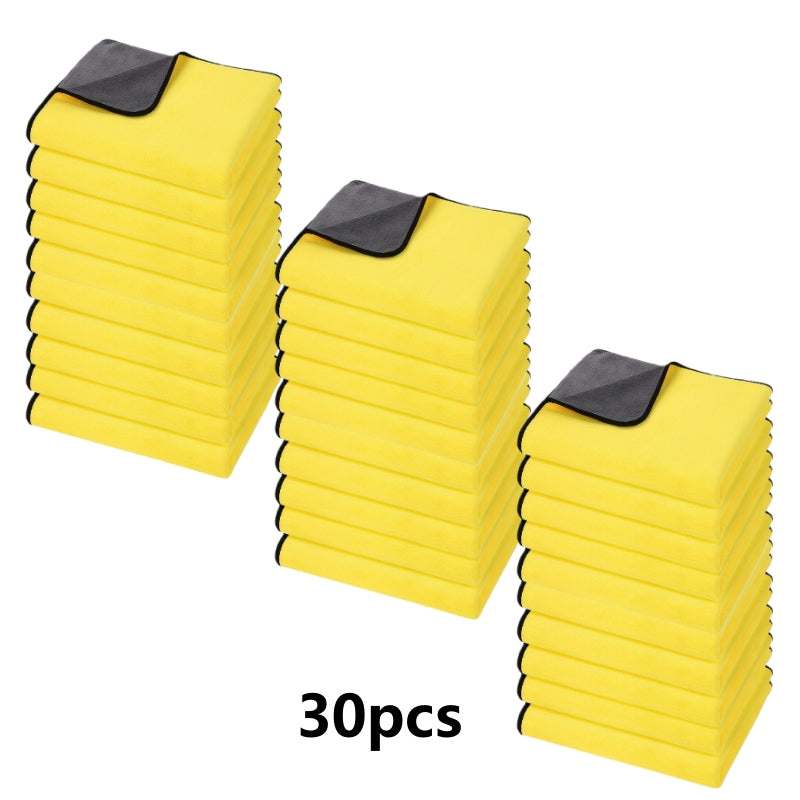 30\u002F50pcs, Dish Towels, Extra Soft Car Wash Microfiber Towel, Car Cleaning Drying Cloth, Never Scratch Home Kitchen Rag, Dishwashing Cloth, Scouring Pad, Cleaning Supplies