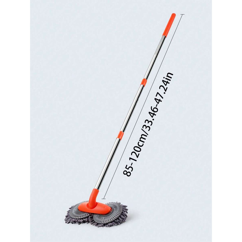 Car Cleaning Mop Featuring a 135Cm Extendable Handle, a 360° Rotating Brush Made of Absorbent Chenille Microfiber, Designed for Scratch-Free Dusting of Car Windows